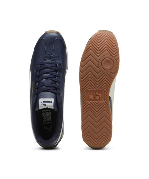 「PUMA」 ローカットスニーカー 28.5cm ブラック×ホワイト メンズ_画像7