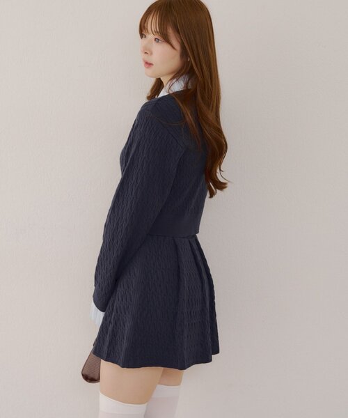 「continuer de NICE CLAUP」 セットアップ FREE ネイビー レディース_画像6