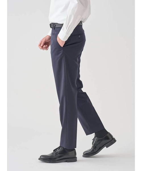 パンツ Super100'sウールサージトラディショナルトラウザー メンズの画像