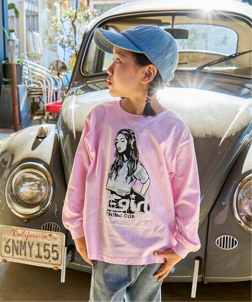 X-girl Stages（エックスガールステージス） tシャツ スケボーガール