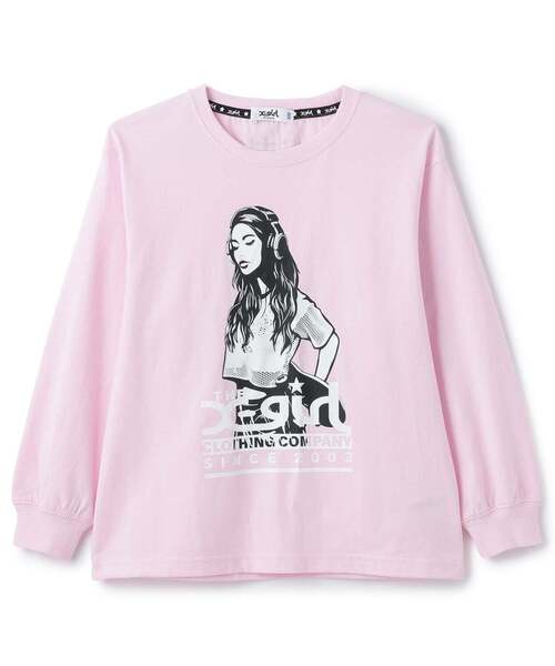X-girl Stages（エックスガールステージス） tシャツ スケボーガール