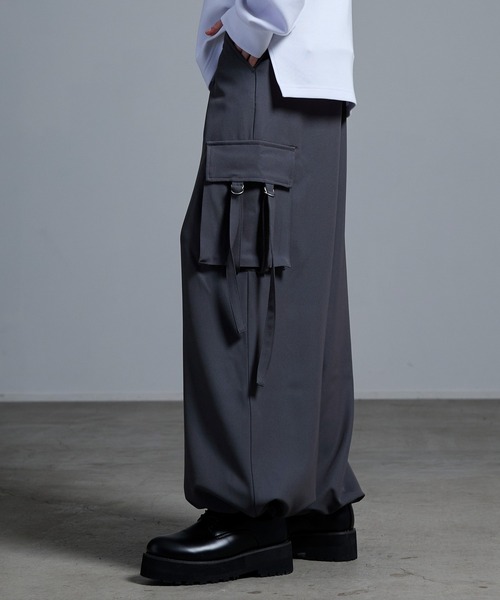 「Loose/ルース」 カーゴパンツ S グレイッシュブルー メンズ_画像5