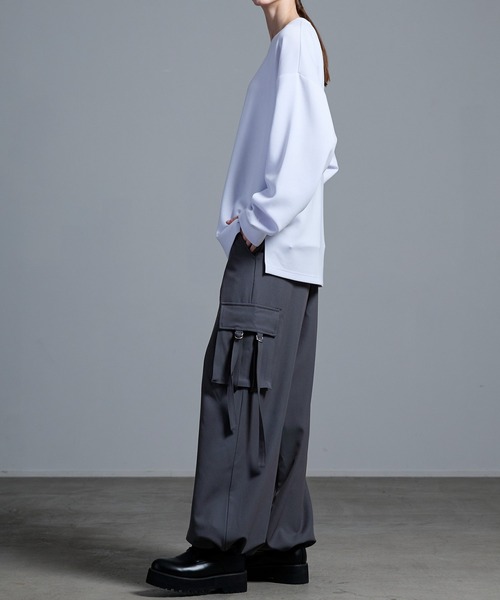 「Loose/ルース」 カーゴパンツ S グレイッシュブルー メンズ_画像6