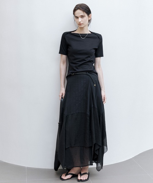 「tageechita」 半袖Tシャツ L ホワイト レディース_画像2
