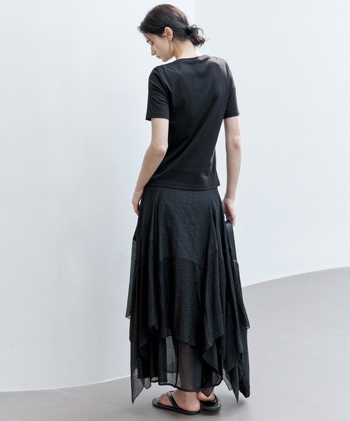 「tageechita」 半袖Tシャツ L ホワイト レディース_画像9
