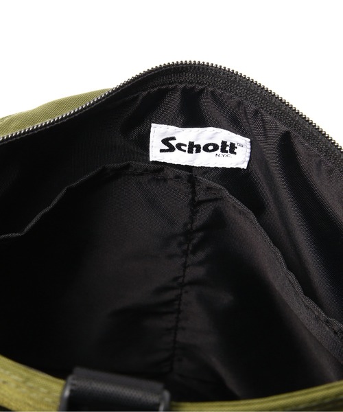 Schott N.Y.C（ショット） 「schott」 ショルダーバッグ F ブラック