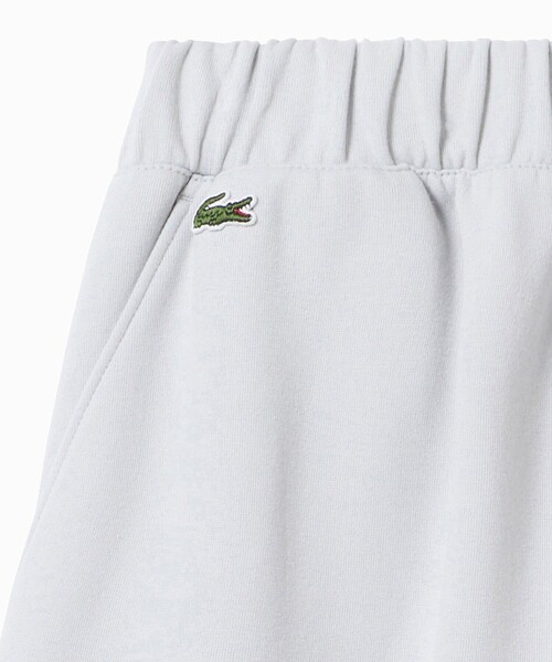 LACOSTE ホワイト フレアスカート LACOSTE（ラコステ） スカート ダブルフェイスジャージカーゴフレア