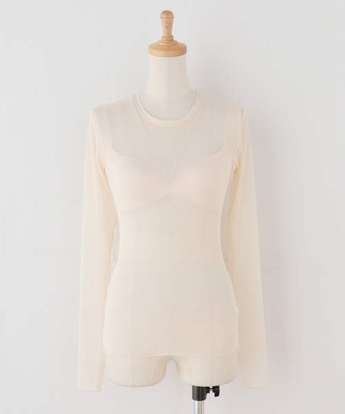 NICENICE MOMENT（ナイスナイスモーメント） MESH LS SHELL : ZOZOTOWN