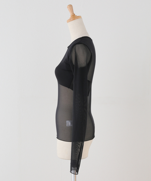 NICENICE MOMENT（ナイスナイスモーメント） MESH LS SHELL : ZOZOTOWN