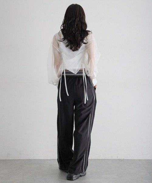 「RAGEBLUE」 長袖シャツ FREE ライトグレー レディース_画像5