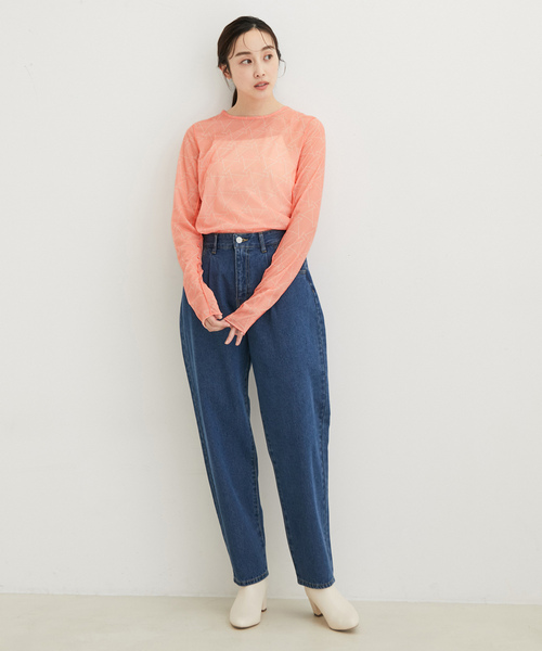 「LE CERCLE par rope'」 長袖カットソー FREE ホワイト レディース_画像8