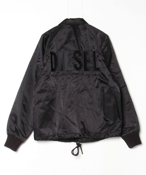 DIESEL バーコードコーチジャケット黒 DIESEL（ディーゼル） コーチジャケット M ブラック メンズ : ZOZOTOWN