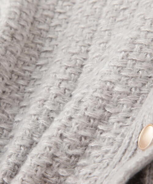 「N.(N. Natural Beauty Basic)」 ニットカーディガン MEDIUM グレー レディース_画像4