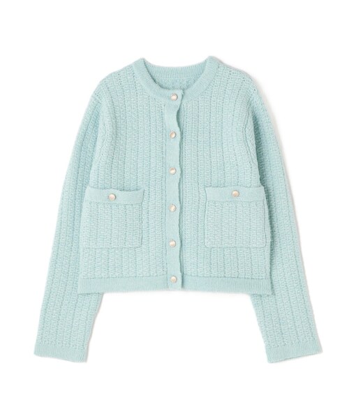 「N.(N. Natural Beauty Basic)」 ニットカーディガン MEDIUM グレー レディース_画像6