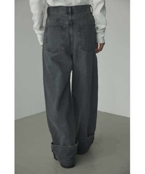 「BLACK BY MOUSSY」 デニムパンツ 24inch ブルー レディース_画像9