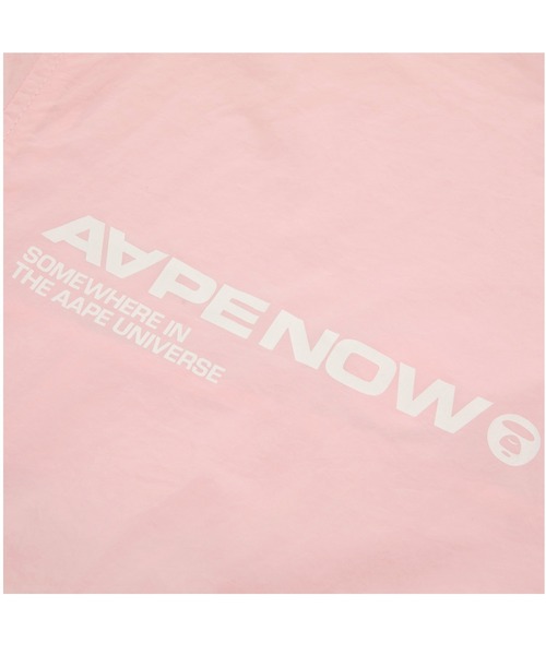 AAPE BY A BATHING APE® ピンク ナイロンジャケット AAPE BY A BATHING APE（エーエイプバイアベイシングエイプ） ナイロン