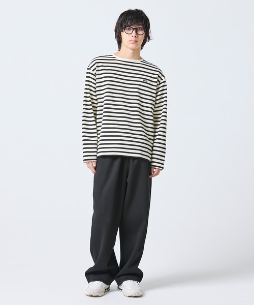 LACOSTE（ラコステ） tシャツ スクエアネックボーダー長袖Tシャツ
