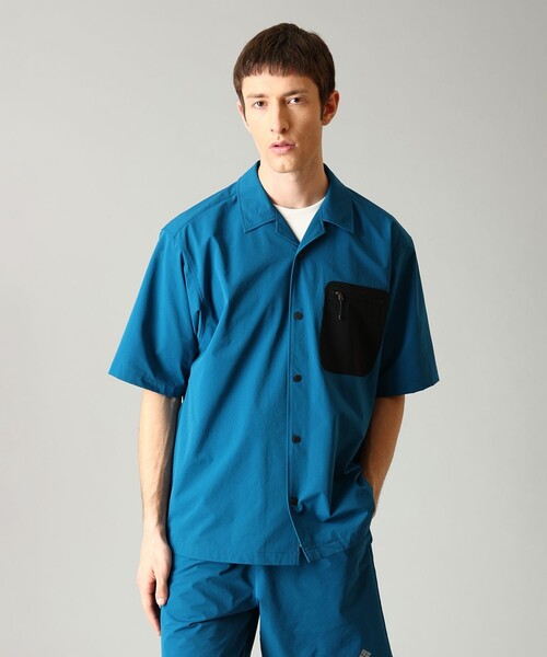 Columbia（コロンビア） シャツ 半袖 限定展開 撥水 COLUMBIA BLACK