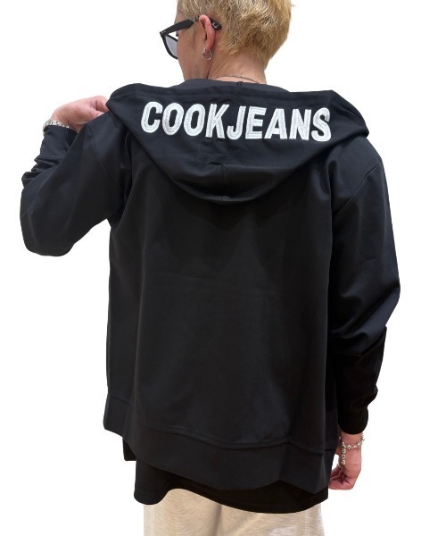  JEANS パーカーS Cook jeans（クックジーンズ） パーカー 刺繍パーカー メンズ