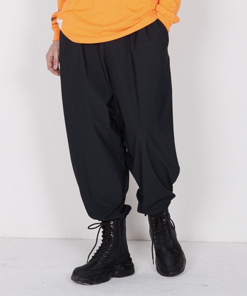 「VIRGOwearworks」 イージーパンツ 2 ネイビー メンズの画像