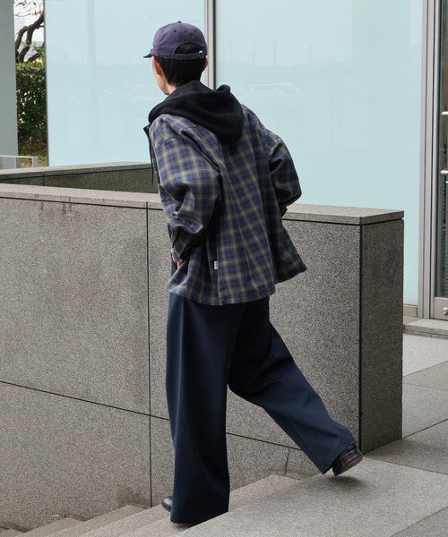 よさくさん専用 Perushu スラックス SAILOR STYLE ASYMMETRIC BUTTON WIDE SLACKS