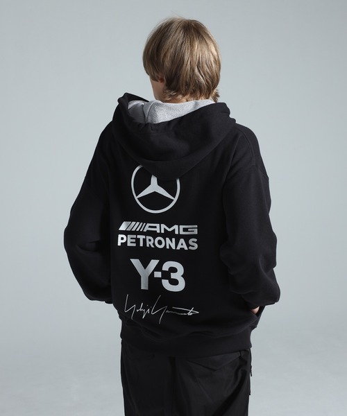 Y-3 パーカー MERCEDES - AMG PETRONAS FORMULA 1 TEAM ZIP HOODIE