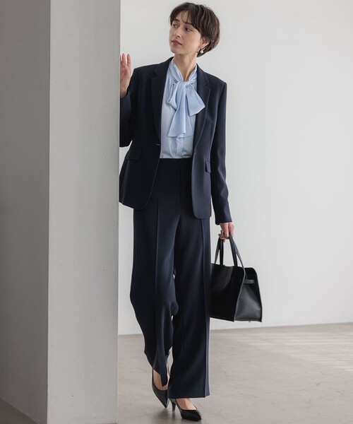 「23区 S」 パンツ 30 グレー レディース