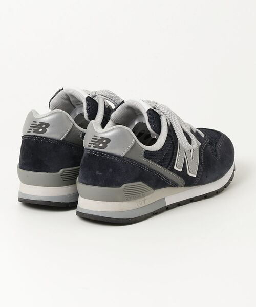 「New Balance」 ローカットスニーカー 24cm ネイビー レディースの画像