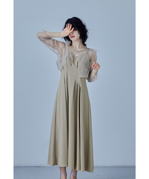 「niana」 コンビワンピース L ミント レディースの画像