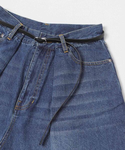 「ITEMS URBANRESEARCH」 デニムパンツ SMALL インディゴブルー レディース_画像9