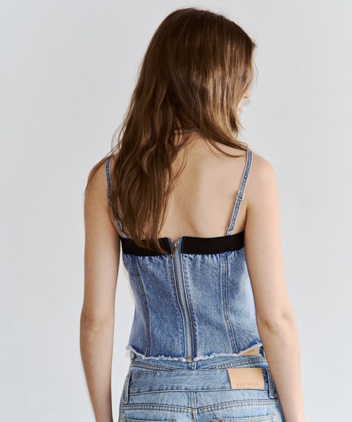 JOSE MOON（ジョゼムーン） チューブトップ ベアトップ DENIM BUSTIER