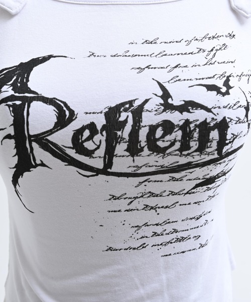 REFLEM（レフレム） tシャツ 「REFLEM/レフレム」オフショルクロップド