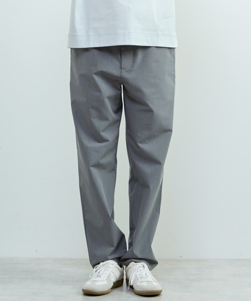 MEN'S MELROSE スラックス スマートテックスリラックステーパード