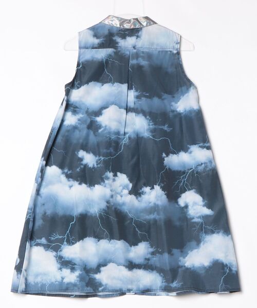 「MILK」 シャツワンピース - ブルー レディース_画像2