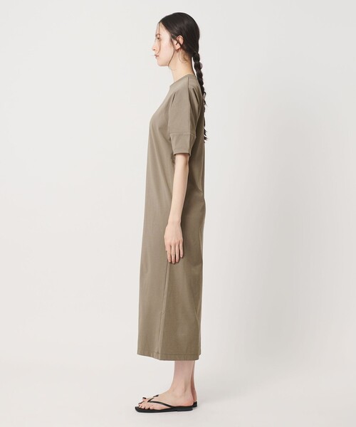 ワンピース 「WEB限定 Wardrobe DAILY MINIMAL」パフスリーブ カットワンピース UVカット 接触冷感の画像