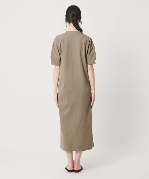 ワンピース 「WEB限定 Wardrobe DAILY MINIMAL」パフスリーブ カットワンピース UVカット 接触冷感の画像