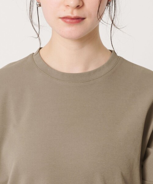 ワンピース 「WEB限定 Wardrobe DAILY MINIMAL」パフスリーブ カットワンピース UVカット 接触冷感の画像