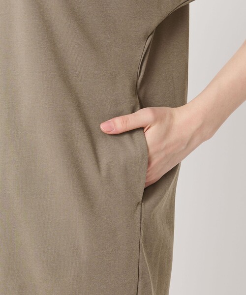 ワンピース 「WEB限定 Wardrobe DAILY MINIMAL」パフスリーブ カットワンピース UVカット 接触冷感の画像