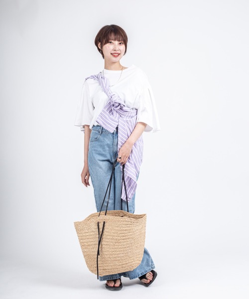 【値下げ】【新品未使用】Made in MADA ナチュラルストロー かごバッグ MADE IN MADA（メイドインマダ） かごバッグ カゴバッグ 「MADE IN