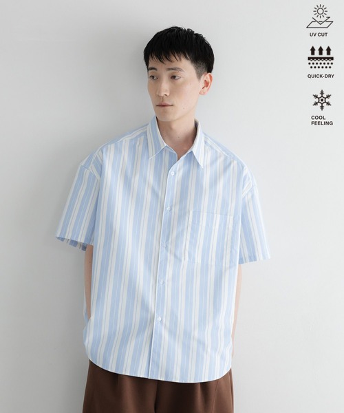 LOWRYS FARM（ローリーズファーム） シャツ 「LFM(U)」ワイド