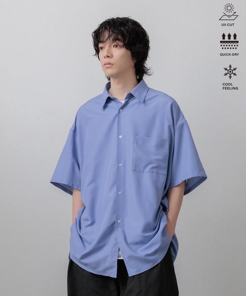 LOWRYS FARM（ローリーズファーム） シャツ 半袖 「LFM(U)」ワイド