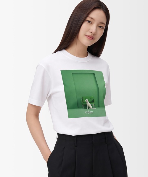 「MAMIAN」 「United Athle」半袖Tシャツ S ホワイト系その他 レディース_画像9
