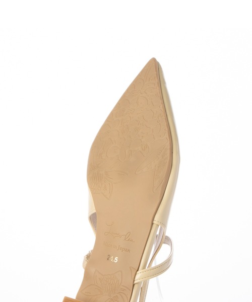 「Launa lea」 フラットサンダル 25.0cm イエロー レディース_画像6