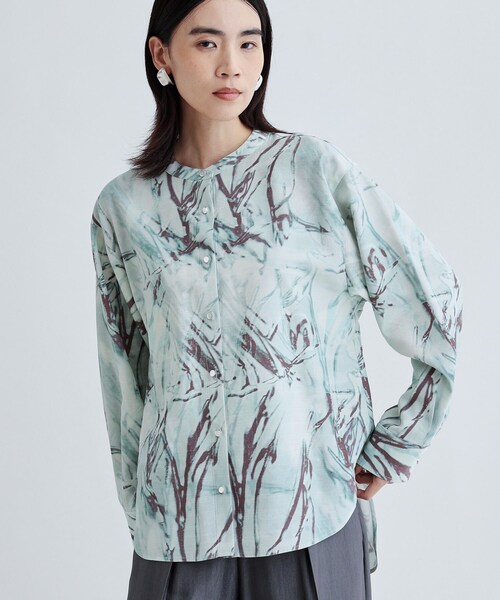 「GALLEST」 長袖ブラウス 38 ナチュラル レディース_画像8