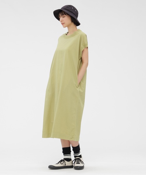 MHL.（エムエイチエル） ワンピース GARMENT DYED COTTON POPLIN