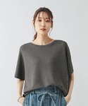 サマーニット ニット セーター サラサラDRY...の詳細画像3
