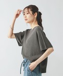 サマーニット ニット セーター サラサラDRY...の詳細画像4