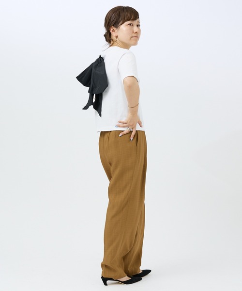 ワイドパンツ パンツ ドライヴィスコースタックワイドパンツ レディースの画像
