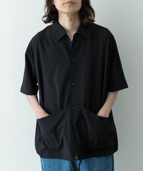 URBAN RESEARCH Sonny Label シャツ 半袖 シアサッカーショート