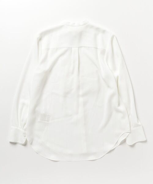 「Demi-Luxe BEAMS」 長袖ブラウス 38 オフホワイト レディース_画像2